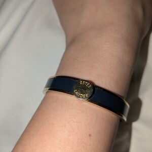 Set of 2 Estee Lauder Gold Cuffs (Black & Fuchsia) — 2 for 1!